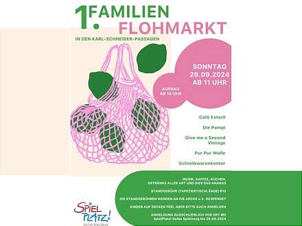 1. Familien-Flohmarkt in den Karl-Schneider-Passagen