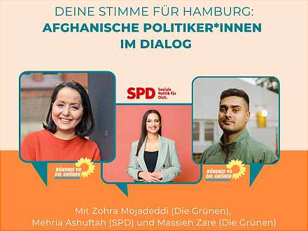 Afghanische Politiker*innen im Dialog