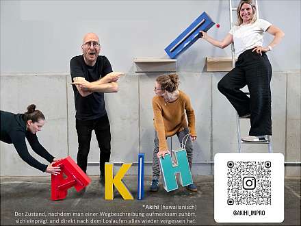 Akihi — ImproTheater in Hamburg: spontanKREATIVchaotisch