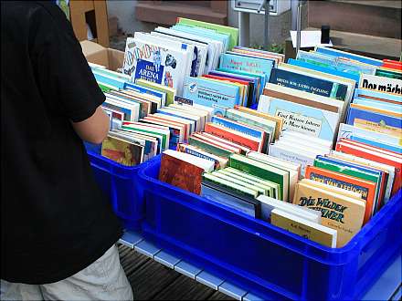 Bücherflohmarkt in der Zentralbibliothek