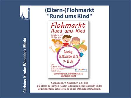 Flohmarkt „Rund ums Kind“ in Wandsbek