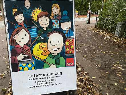 Laternenumzug ab Sternschanzenpark