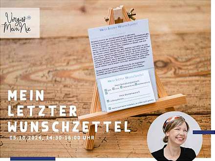 Mein letzter Wunschzettel (Workshop)