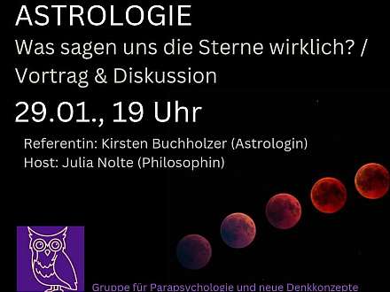 Vortrag & Diskussion: Astrologie - Was sagen und die Sterne wirklich?