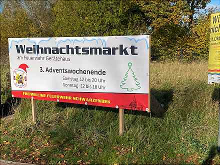 Weihnachtsmarkt in Schwarzenbek