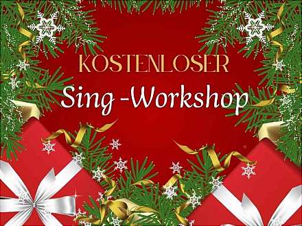 Workshop mit Auftritt. Sing dich in Adventsstimmung