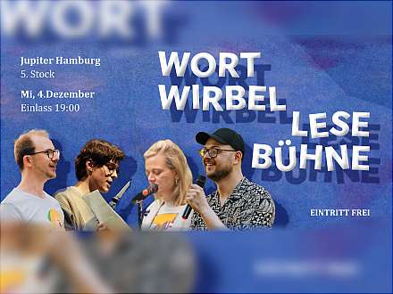 Wortwirbel Lesebühne – Winteredition (Indoor im Jupiter)